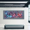 Vibrant Abstract Artwork | Colorful Fluid Painting on Canvas | Large Modern Art Piece for Contemporary Home or Office Decor