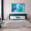 Teal Canvas Art | Whispers of the Tide | 26x40" - Paresh Nrshinga Abstract Art