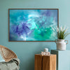 Teal Canvas Art | Whispers of the Tide | 26x40" - Paresh Nrshinga Abstract Art