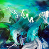 Green Canvas Art | Breath Of The Sea | 28x40" - Paresh Nrshinga Abstract Art