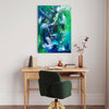 Green Canvas Art | Breath Of The Sea | 28x40" - Paresh Nrshinga Abstract Art