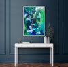Green Canvas Art | Breath Of The Sea | 28x40" - Paresh Nrshinga Abstract Art