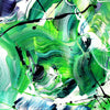 Vibrant Abstract Painting | Emerald Whirlwind