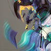 Vibrant Abstract Art | Captivating Brushstrokes of Turquoise, Purple, and Gold