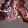 Vibrant Abstract Art | Captivating Swirls of Purple, Red, and Gold