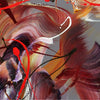 Vibrant Abstract Art | Passionate Brushstrokes, Earthy Tones 24x24"