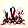 Vibrant Abstract Art | Bold Crimson Explosion 36x36"