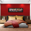 Extra Large Vibrant Abstract Canvas Art | Colorful Modern Landscape for Bedroom Decor