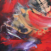 Vibrant Abstract Landscape | Scarlet Whispers 30x48"