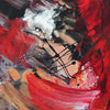 Expressive Canvas Art | Scarlet Whispers 30x48"
Abstract landscape painting with vibrant red, black, and white brush strokes, creating a dynamic and emotive artistic composition.