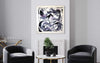 Minimalist Abstract Art | Captivating Waves of Emotion 33x33" Canvas Painting