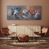 Earthy Abstract Landscape | Extra Large Canvas Painting for Living Room