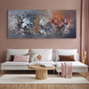 Extra Large Abstract Art | Find My Peace 30x72" - Earthy Toned Modern Artwork for Living Room Wall