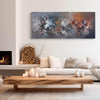 Extra Large Abstract Painting | Find My Peace 30x72" | Earthy Toned Modern Art for Living Room