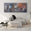 Captivating Abstract Landscape | 30x72" Painting in Earthy Tones