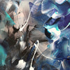 Abstract Seascape | Ocean's Embrace | 100x100cm