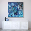 Abstract Seascape | Ocean's Embrace | 100x100cm