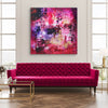 Richter Style Art | London Lights | 100x100cm
