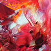 Vibrant Abstract Art | Fiery Brushstrokes 80x80cm
This image depicts a vibrant, abstract artwork featuring bold, fiery brushstrokes in shades of red, orange, and pink. The dynamic composition creates a sense of movement and energy, showcasing the artist's expressive style.