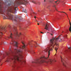 Bold Crimson Abstract Painting | Summer Days | 36x48" Canvas