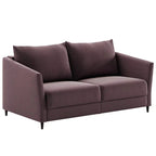 Grape Purple Smooth Swing Swivel Chair