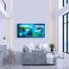 Large Abstract Painting | Teal and Green Landscape | Modern Art Decor