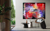 Vibrant abstract art canvas | Forgotten World 150x200cm