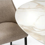 Gemstone Geometric Base Round Dining Table