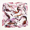 Large abstract artwork with vibrant, earthy colors including shades of pink, brown, and black. The painting features dynamic, expressive brushstrokes and a textured, impasto-like surface. The overall composition creates a sense of movement and energy, showcasing the artistic style of Paresh Nrshinga.
