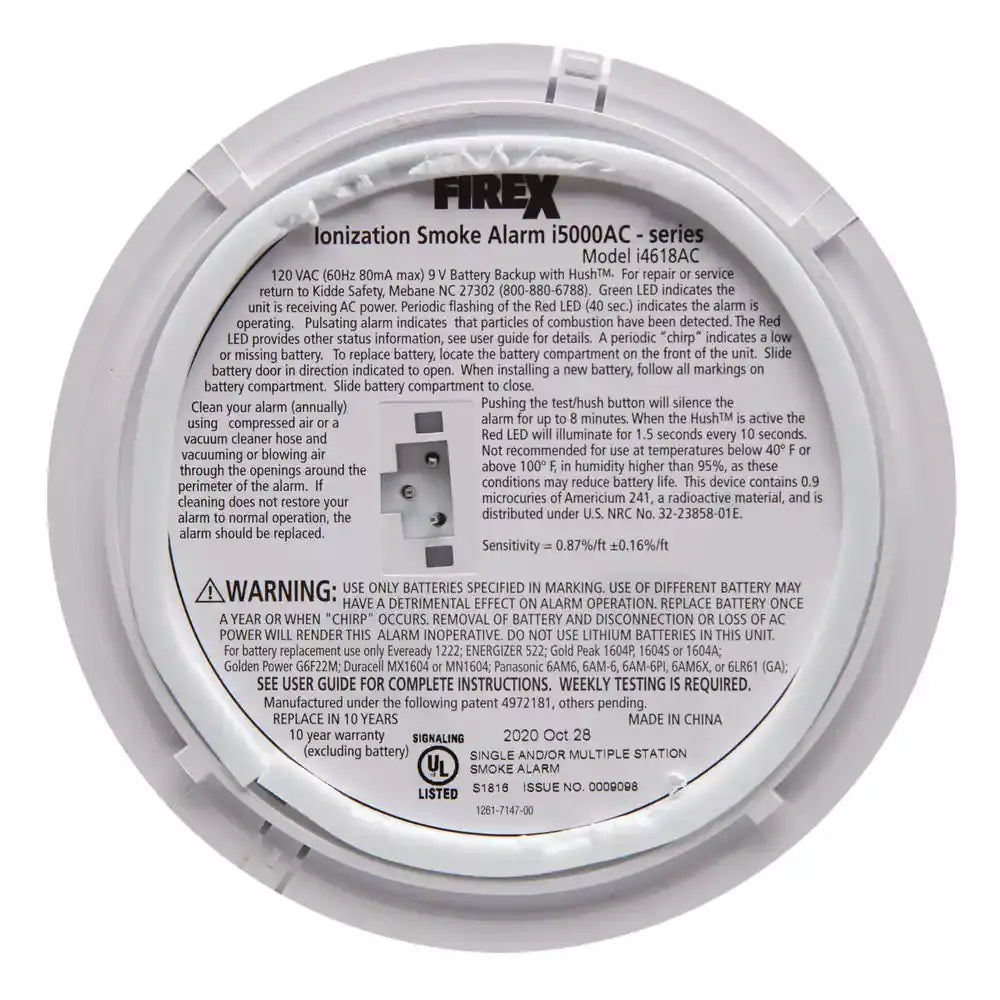 Firex 4-Pack Hardwired Smoke Detector