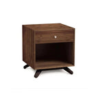 Solid Wood Nightstand With Single Drawer