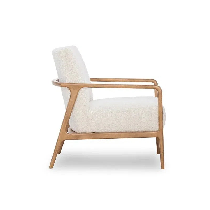 Solid Wood Wrapped Back Chair