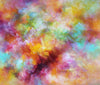 Vibrant Multicolored Abstract Painting | Chasing Rainbows 24x28"
