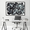 Defining Moment I - Abstract Black and White Art

This striking abstract artwork features a dynamic composition of bold, expressive brushstrokes in varying shades of black and white. The framed painting creates a captivating focal point on the modern, minimalist desk setup.