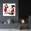 Vibrant Abstract Painting | Dramatic Brushstrokes and Vivid Colors | Contemporary Art Centerpiece