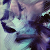 Vibrant Abstract Art | Bold Brushstrokes in Shades of Blue and Violet