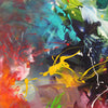 Vibrant Abstract Art | Colorful Expressionist Painting of Energetic Brushstrokes and Dynamic Shapes