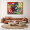 Vibrant Abstract Canvas Art | Colorful Earthy Tones Painting | Modern Wall Decor for Home or Office