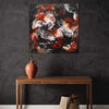 Embers of Motion - Large Abstract Painting on Canvas with Earthy Colors