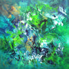 Original Abstract Art | Birds Of Paradise 100x100cm

This captivating abstract painting showcases a vibrant, verdant landscape with dynamic brushstrokes and a harmonious blend of earthy tones and lush greens. The vivid, expressive artwork evokes a sense of natural abundance and the beauty of the natural world.
