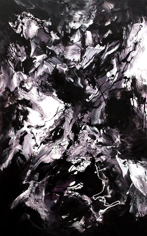 Monochrome Art | Fluid Motion 30x48"
Captivating abstract painting featuring dynamic black and white brushstrokes, creating a sense of movement and energy.
