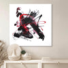 Minimalist Abstract Art | Striking Monochrome Painting in 100x100cm