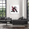 Minimalist Abstract Art | Bold Brushstrokes and Vibrant Colors | 100x100cm Square Canvas | Striking Modern Home Decor