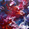 Vibrant Abstract Art | Colorful Swirling Brushstrokes in Red, Purple, and Blue