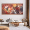 Vibrant Abstract Landscape Art | Large Colorful Painting in Living Room