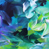 Abstract Painting of Vibrant Emerald Waves
This image depicts an abstract painting featuring vibrant brushstrokes of emerald, teal, and lime green hues, creating a dynamic and energetic composition reminiscent of flowing waves or swirling wind. The bold, expressive brushwork and harmonious color palette make this an eye-catching piece of modern abstract art.
