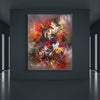 Vibrant Multicolour Canvas Art | Moonlit Garden I 47x59"