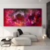 Extra large vibrant abstract painting of light and color