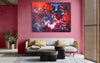 Vibrant Abstract Art | Colorful 55x72" Canvas Painting
