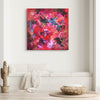 Vibrant abstract artwork | Dancing Hues II 100x100cm